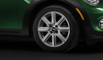 Janta aliaj usor - Rib Spoke 115 - Argintiu (Silver) - 6,5Jx16 ET:48 - Mini Cabrio R57, Clubman R55, Coupe R58, Roadster R59, R56