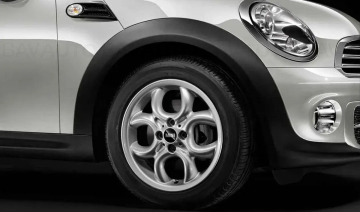 Janta aliaj usor - 4-Hole Circular Spoke 120 - Argintiu (Silver) - 6,5Jx16 ET:48 - Mini Cabrio R57, Clubman R55, Coupe R58, Roadster R59, R56
