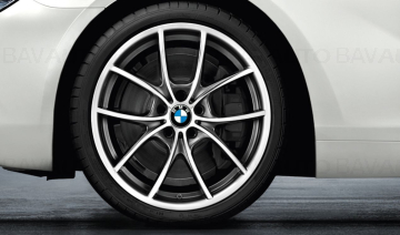 Janta aliaj usor - V-Spoke 356 - Bicolor Gri (FerricGrey/Bright Turned) - 9Jx20 ET:44 - BMW Seria 5 F10 F11, Seria 6 F06 F12 F13