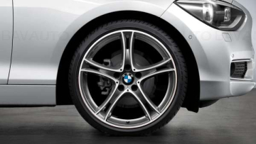 Janta aliaj usor - Double Spoke 361 - Bicolor Gri (Ferricgrey/Bright Turned) - 7,5Jx19 ET:45 - BMW Seria 1 F20 F21, Seria 2 F22 F23