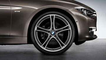 Janta aliaj usor - Double Spoke 361 - Bicolor Gri (FerricGrey/Bright-Turned) - 8,5Jx20 ET:47 - BMW Seria 3 F30 F31, Seria 4 F32 F33 F36	