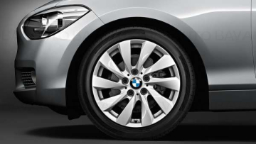 36116796206 -  Janta aliaj usor - Turbine Style 381  - Argintiu (Silver) - 7,5Jx17 ET:43 - BMW Seria 1 F20 F21, Seria 2 F22 F23	 - Original BMW