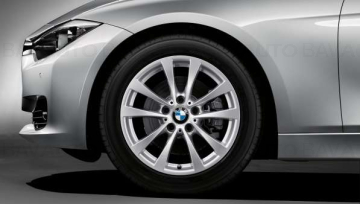 Janta aliaj usor - V-Spoke 395 - Argintiu (ReflexSilver) - 7,5Jx17 ET:37 - BMW Seria 3 F30 F31 F35, Seria 4 F32 F33 F36