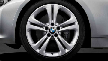 Janta aliaj usor - Double Spoke 401 - Argintiu (ReflexSilver) - 8Jx19 ET:36 - BMW Seria 3 F30 F31, Seria 4 F32 F33 F36