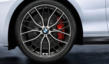Janta aliaj usor - M Performance Double Spoke 405 - Bicolor Gri (OrbitGrey/Btight Turned) - 8Jx20 ET:36 - BMW Seria 3 F30 F31, Seria 4 F32 F33 F36