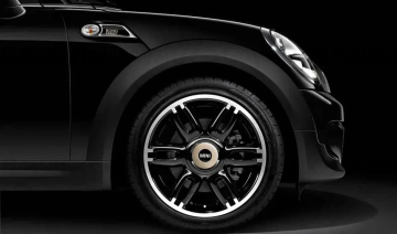 Janta aliaj usor - Twin Spoke 128 - Negru (Black) - 7Jx17 ET:48 - Mini Cabrio R57, Clubman R55, Coupe R58, Roadster R59, R56	