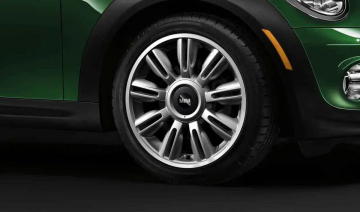 Janta aliaj usor - Twin Blade Spoke 130 - Silver (Bright Silver Metallic) - 7Jx17 ET:48 - Mini Cabrio R57, Clubman R55, Coupe R58, Roadster R59, R56