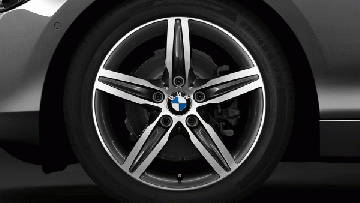 Janta aliaj usor -  Rim Star Spoke 379 - Argintiu (OrbitGrey Bright Polished) - 7,5Jx17 ET:43 - BMW Seria 1 F20 F21, Seria 2 F22 F23	 