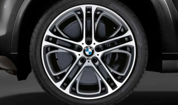 Janta aliaj usor - M Performance Double Spoke 310M - Bicolor Gri (FerricGrey/Bright Turned) - 11,5Jx21 ET:38 - BMW X5 E70, X6 E71 E72