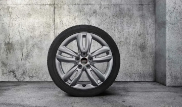 Janta aliaj usor - JCW Track Spoke 501 - Argintiu (Bright Silver Met.) - 7Jx17 ET:54 - Mini Cabrio F57, F55, F56