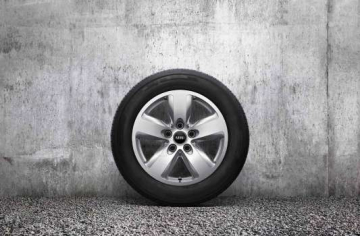 36116856043 - Janta aliaj usor - Revolite Spoke 517 - Argintiu (BrightSilver) - 7Jx16 ET:52 - BMW Seria 1 F40, Seria 2 F44 - Mini Clubman F54 - Original BMW