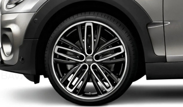 Janta aliaj usor - JCW Radial Spoke 526 - Bicolor Negru/Argintiu (Jet Black Uni / Bright Turned) - 8Jx19 ET 57 - Mini Clubman F54