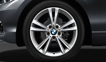 Janta aliaj usor - Double Spoke 385 - Argintiu (ReflexSilver) - 7,5Jx17 ET:52 - BMW X1 F48