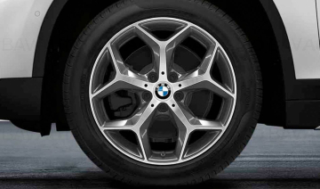 Janta aliaj usor - Y Spoke 569 - Bicolor Gri (OrbitGrey/Bright Turned) - 7,5Jx18 ET:51 - BMW X1 F48 F49, X2 F39