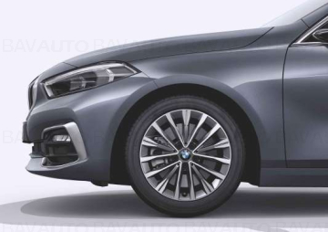 36116856085 - Janta aliaj usor - Multi-Spoke 547 - Gri (Ferricgrey, Bright Turned) - 7,5Jx17 ET:54 - BMW Seria 1 F40 F52, Seria 2 F44 F45 F46 - Original BMW