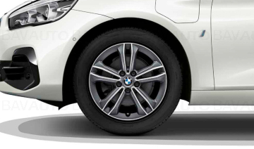 Janta aliaj usor - Double Spoke 549 - Bicolor Gri (OrbitGrey/bright Turned) - 7,5Jx17 ET:54 - BMW Seria 1 F40 F52, Seria 2 F44 F45 F46