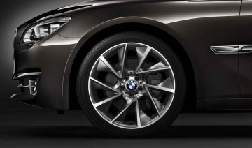 36116857673 - Disc wheel, light alloy, bright-turned 8,5JX20  ET:25 - Original BMW