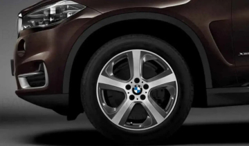 Janta aliaj usor - Partea Dreapta - Star Spoke 490 - Bicolor Gri (Orbit grey / Bright Polished) - 9Jx19 ET:48 - BMW X5 F15, X6 F16	
