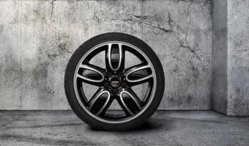 Janta aliaj usor - JCW Cup Spoke 563 - Bicolor Negru/Argintiu (Polished Black / Bright Turned) - 7Jx18 ET:54 - Mini Cabrio F57, F55, F56	