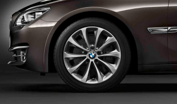 Janta din aliaj usor - Turbine Style 452 - Bicolor Gri (FerricGrey/Bright Turned) - 9,5Jx19 ET:39 - BMW Seria 5 F07 GT, Seria 7 F01 F02 F04 Hybrid	