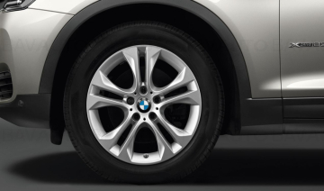 Janta aliaj usor - Double Spoke 605 - Argintiu (ReflexSilver) - 8Jx18 ET:43 - BMW X3 F25, X4 F26