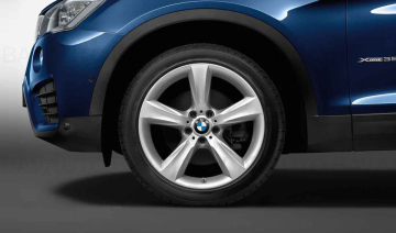 Janta aliaj usor - Star Spoke 606 - Argintiu (ReflexSilver) - 9,5Jx19 ET:48 - BMW X3 F25, X4 F26