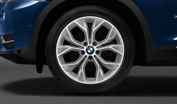 Janta aliaj usor - Y Spoke 608 - Argintiu (ReflexSilver) - 8,5Jx19 ET:38 - BMW X3 F25, X4 F26