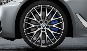 Janta aliaj usor - Cross Spoke 636 - Bicolor Gri/Argintiu (Orbitgrey/Bright Turned) - 8Jx20 ET:30 - BMW Seria 5 G30 G31