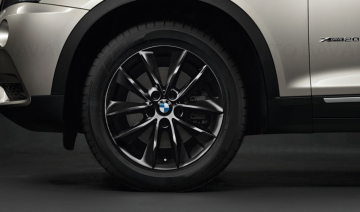 Janta aliaj usor - V-Spoke 307 - Negru (Black) - 8Jx18 ET:43 - BMW X3 F25, X4 F26
