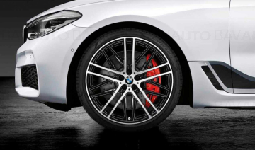 Janta aliaj usor - M Performance Double Spoke 650M - Bicolor Negru (Jet Black/Bright Turned) - 8,5JX21 ET:25 - BMW Seria 6 G32 GT, Seria 7 G11 G12	