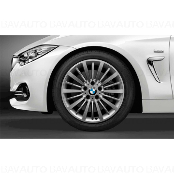 36116868424 - Janta din aliaj fata/spate - Multi Spoke 416 - Silver - 8J x 18 ET:34 - BMW Seria 3 F30, F31, F34; Seria 4 F32, F33, F36 - Original BMW