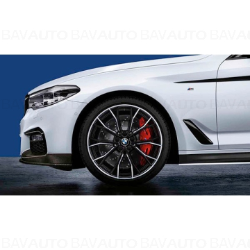 Janta aliaj usor - M Performance Double Spoke 669M - Bicolor Negru Mat/argintiu (Black Matt/Bright Turned) - 8Jx20 ET:30 - BMW Seria 5 G30 G31