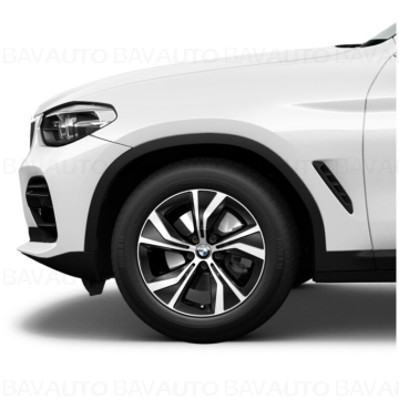 Janta aliaj usor - Turbine Styling 689 - Bicolor Negru/argintiu (Jet Black/Burnished Face - Bright Turned/Diamond Cut)  - 7Jx18 ET:22 - BMW X3 G01, X4 G02	