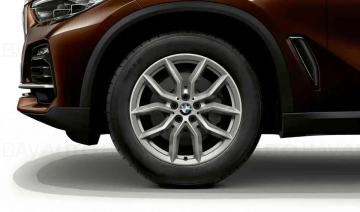 Janta aliaj usor- V-Spoke 734 - Argintiu (ReflexSilver) - 9Jx19 ET:38 - BMW X5 G05, X6 G06	