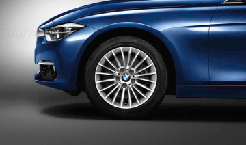 Janta aliaj usor - Multi Spoke 414 - Argintiu Mat (ReflexSilver Matt) - 7,5Jx17 ET:37 - BMW Seria 3 F30 F31 F35, Seria 4 F32 F33 F36
