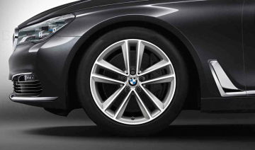 36116883160 -  Janta aliaj usor - Double Spoke 630 - Argintiu (ReflexSilver) - 9,5JX19 ET:39 - BMW Seria 6 G32 GT, Seria 7 G11 G12	 - Original BMW