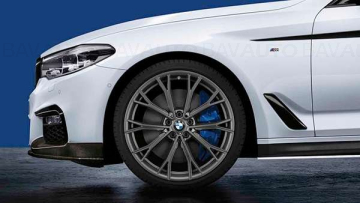 Janta aliaj usor - M Performance Double Spoke 669M - Bicolor Gri/Argintiu (Orbitgrey/Bright-Turned) - 9Jx20 ET:44 - BMW Seria 5 G30 G31	