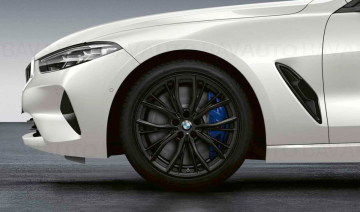 36116885455 - Janta aliaj usor - M Performance Double Spoke 786M - Negru Mat(Jet Black Matt) - 8Jx19 ET:30 - BMW Seria 5 G30 G31 G38, Seria 8 G14 G15 G16 - Original BMW M Performance
