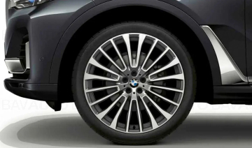 Janta din aliaj usor - Y-Spoke 757 - Gri Metalic (Ferric Grey Met.) - 10,5Jx22 ET:43 - BMW X7 G07