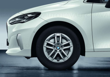 Janta aliaj usor - Double Spoke 186 - Argintiu (Refined Silver) - 7Jx16 ET:41 - BMW Seria 2 U06 Active Tourer