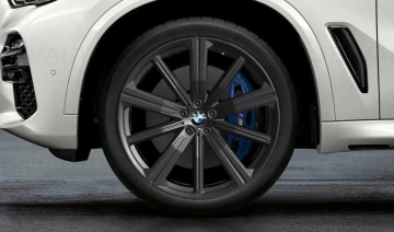 Janta aliaj usor - M Performance Star Spoke 749M - Negru Mat (Matt Black) - 10,5Jx22 ET:43 - BMW X5 G05, X6 G06