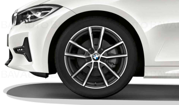 Janta aliaj usor - V-Spoke 780 - Bicolor gri (OrbitGrey/Bright Turned) - 8,5Jx18 ET:40 - BMW Seria 2 G42, Seria 3 G20 G21, Seria 4 G22 G23