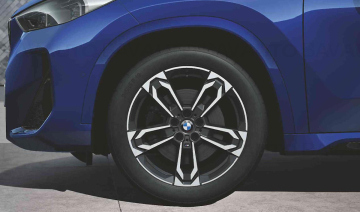 Janta aliaj usor - M Performance Double Spoke 871M - Bicolor Gri (Midnight Grey/Bright Turned) - 8Jx19 ET:46 - BMW X1 U11 U12, X2 U10