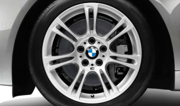Janta aliaj usor - M Performance Double Spoke 350M - Argintiu (Decor Silver 2) - 9Jx18 ET:44 - BMW Seria 5 F10 F11, Seria 6 F06 F12 F13