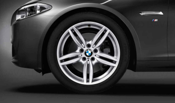 Janta aliaj usor - M Performance Double Spoke 351M - Argintiu (Silver) - 8,5Jx19 ET:33 - BMW Seria 5 F10 F11, Seria 6 F06 F12 F13	