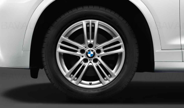 Janta aliaj usor - M Performance Star Spoke 368M - Argintiu (Dekor Silver 2) - 8Jx18 ET:43 - BMW X3 F25, X4 F26	