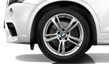 Janta aliaj usor - M Performance Double Spoke 369M - Argintiu (Dekor Silver 2) - 9,5Jx19 ET:48 - BMW X3 F25, X4 F26	