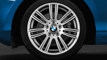 Janta aliaj usor - M Performance Star Spoke 383 - Argintiu (Dekor Silver 2) - 7,5Jx17 ET:43 - BMW Seria 1 F20 F21, Seria 2 F22 F23