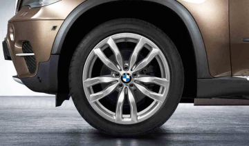 36117845862 - Janta din aliaj usor - M Performance Double Spoke 435M - Gri (FerricGrey) - 10Jx20 ET:40 - BMW X5 E70, X6 E71 - Original BMW