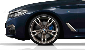 Janta aliaj usor - M Performance Double Spoke 668M - Bicolor Gri (Titanium Matt/Bright Turned) - 9Jx20 ET:44 - BMW Seria 5 G30 G31	